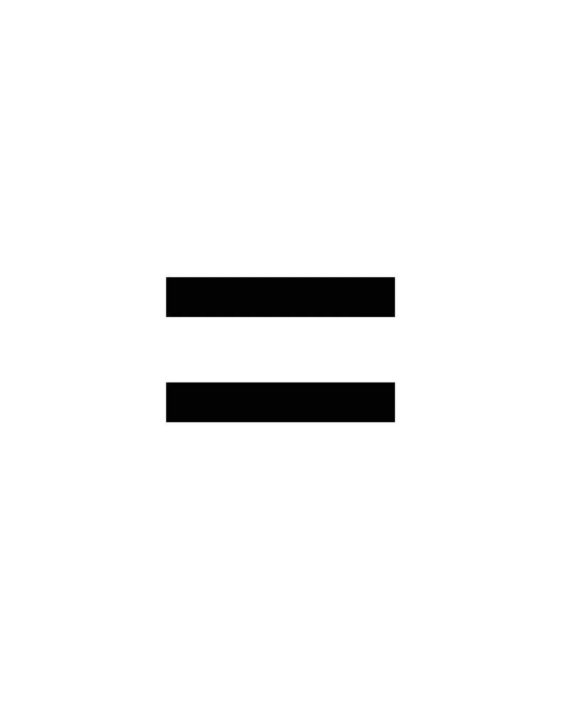 Flashcard of a math symbol for Equal To | ClipArt ETC