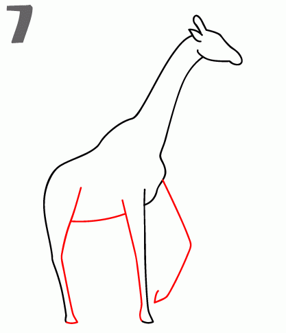 How To Draw a Giraffe - Step-by-Step