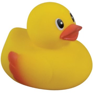 Amazon.com: Toysmith Classic Little Rubber Ducky Bath Toy: Toys ...