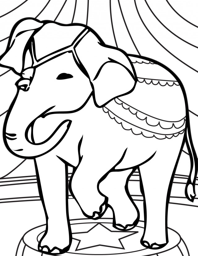Circus Coloring Pages Circus Coloring Pages For Toddlers Free ...