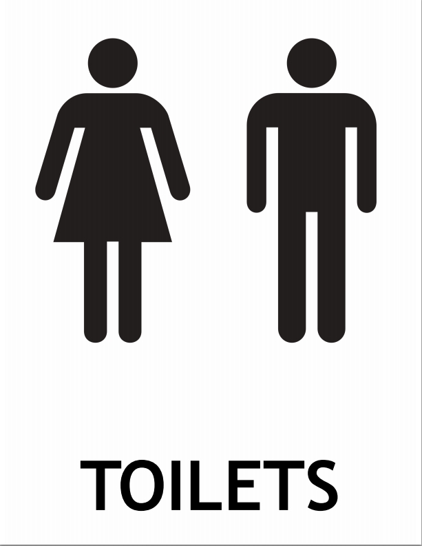 Mens And Ladies Toilet Signs