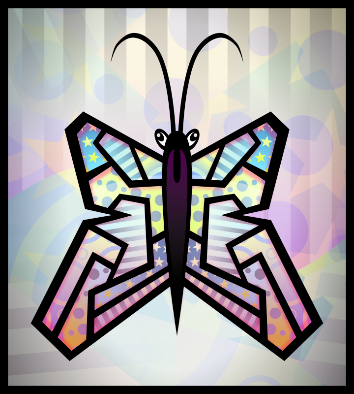 Abstract Butterfly Free Vector / 4Vector