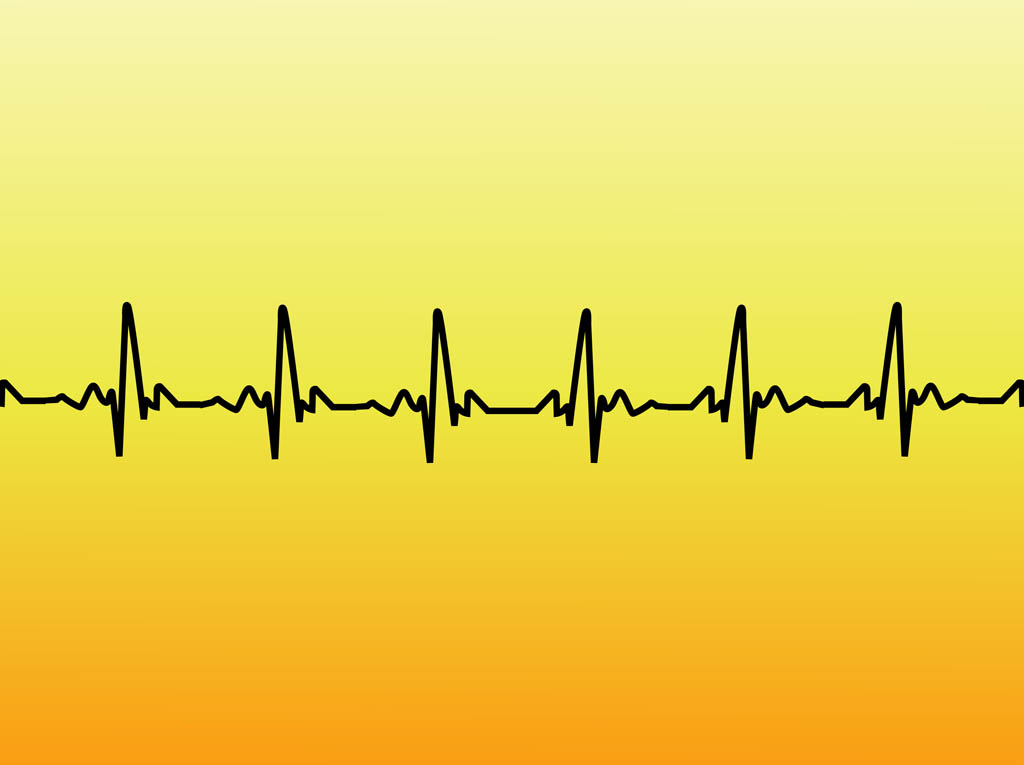 Free Heartbeat Vectors