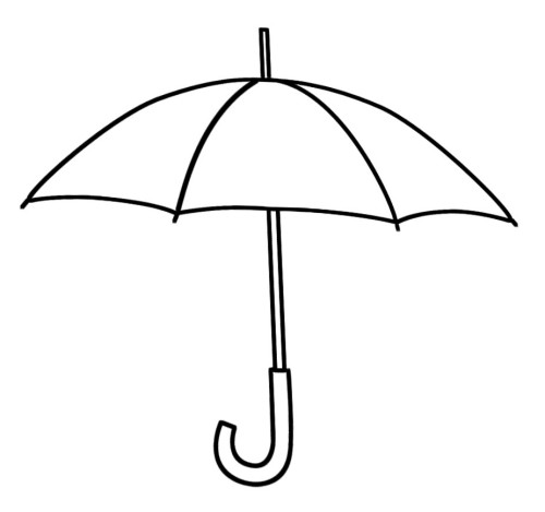 A Nice Little Umbrella Day Coloring For Kids - Umbrella Day ...