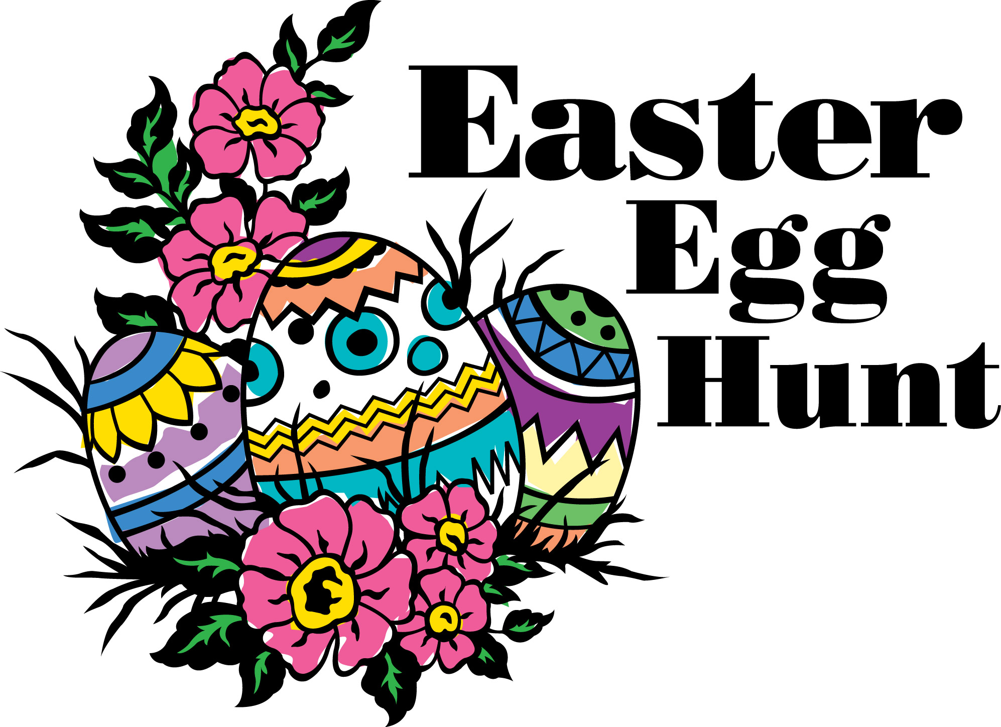 free clipart for easter egg hunt - photo #1