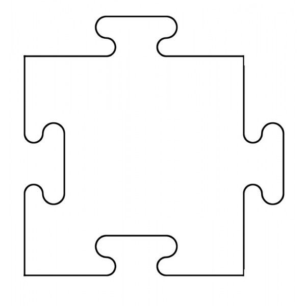 5 Piece Puzzle Template Cliparts.co