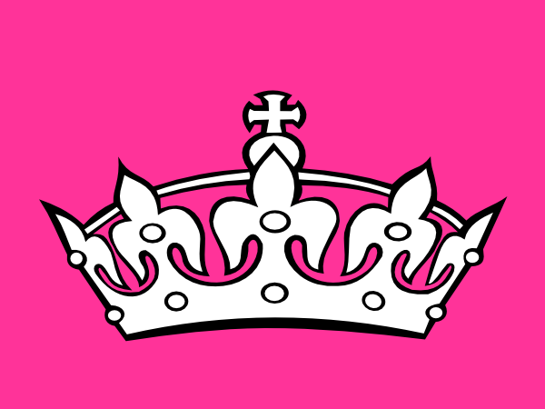Pink Background Crown clip art - vector clip art online, royalty ...