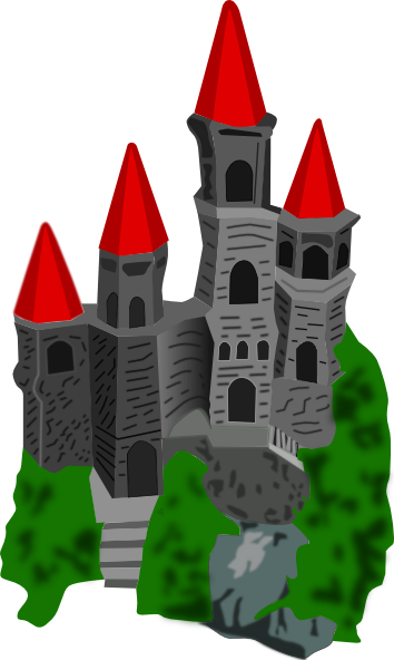Castle Color clip art - vector clip art online, royalty free ...