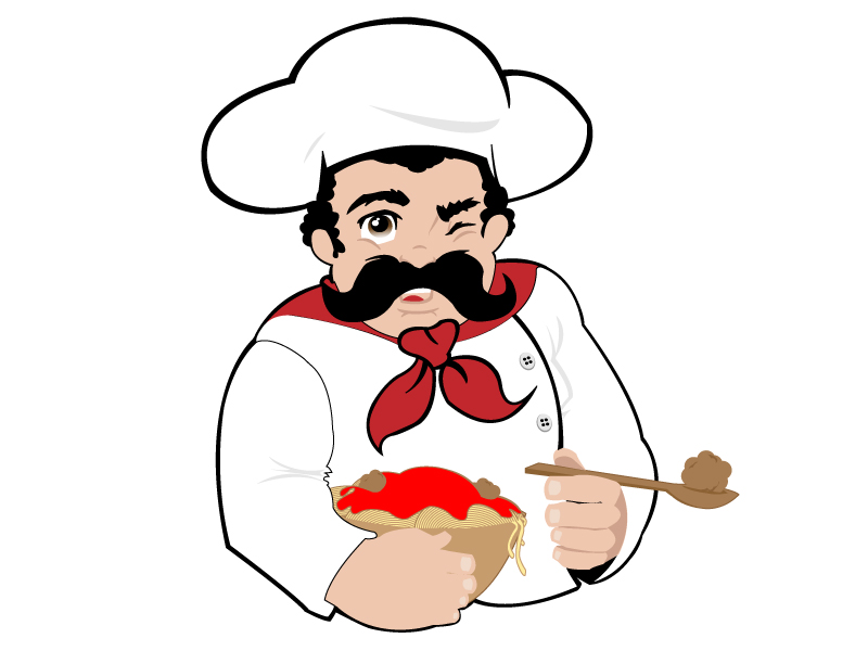 Cartoon Italian Chef | lol-