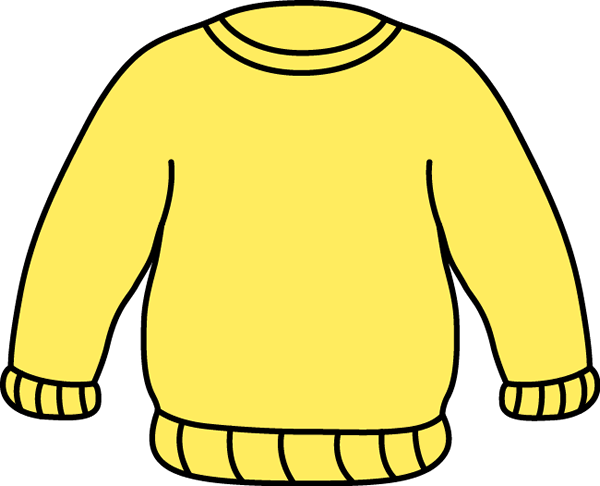 Yellow Sweater Clip Art - Yellow Sweater Image