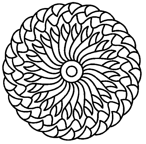 Coloring Pages: Geometric Free Printable Coloring Pages