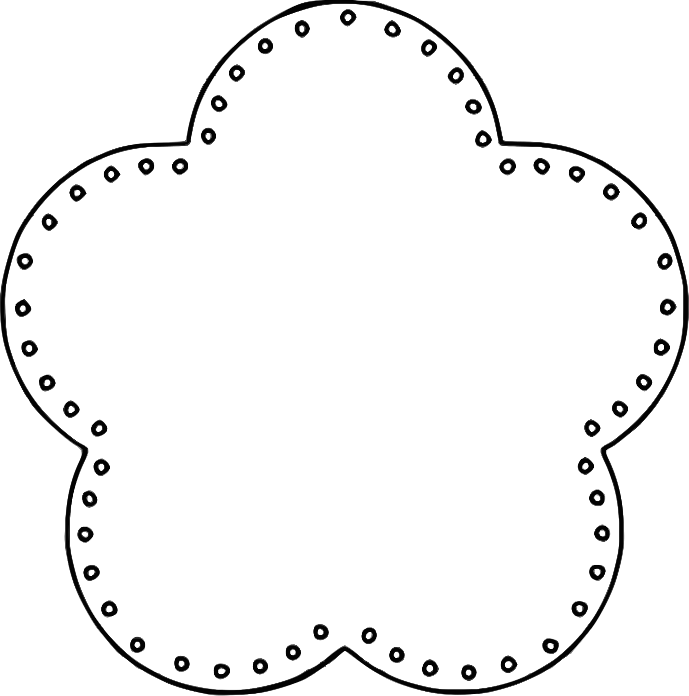 Scalloped Circle Template Free - ClipArt Best