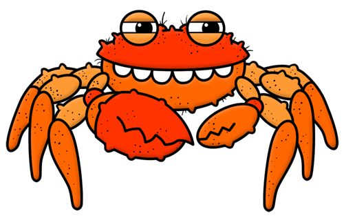 Cartoon Crab Step by Step Drawing Lesson