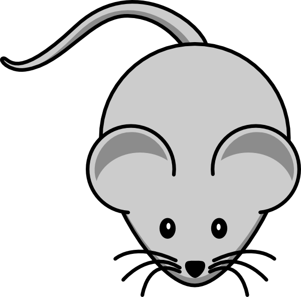 Simple Cartoon Mouse clip art - vector clip art online, royalty ...