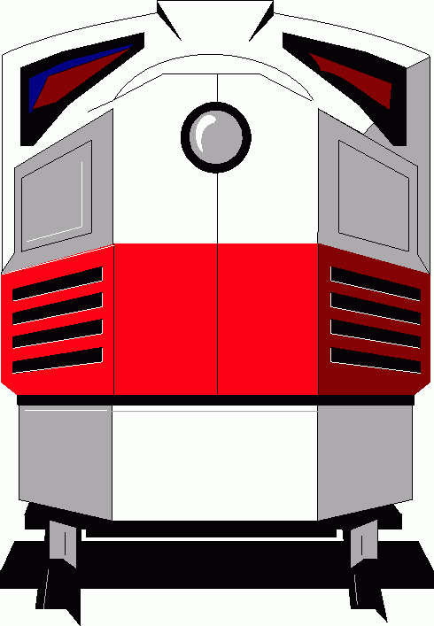 Red Train Engine Car Clipart - Free Clip Art Images