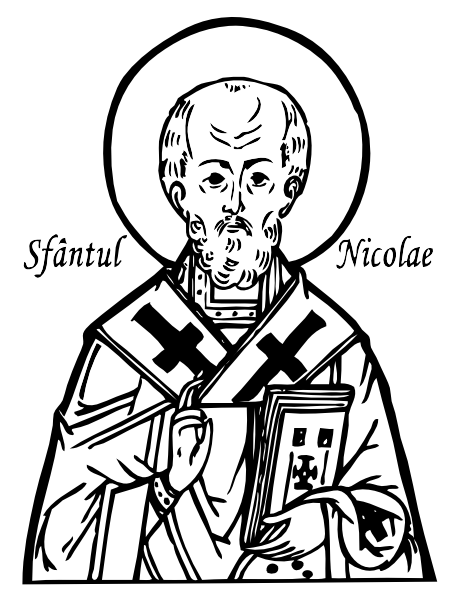 Saint Nicholas clip art - vector clip art online, royalty free ...