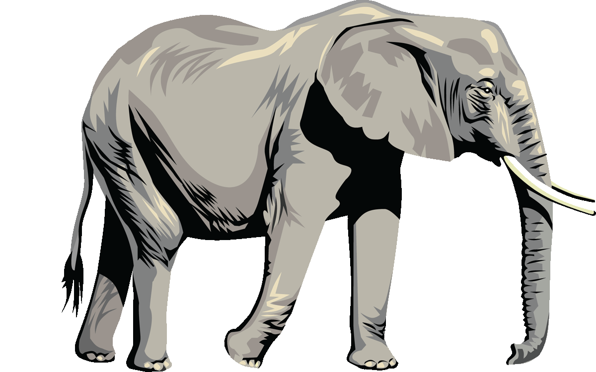 Images For > Elephant Clip Art Free