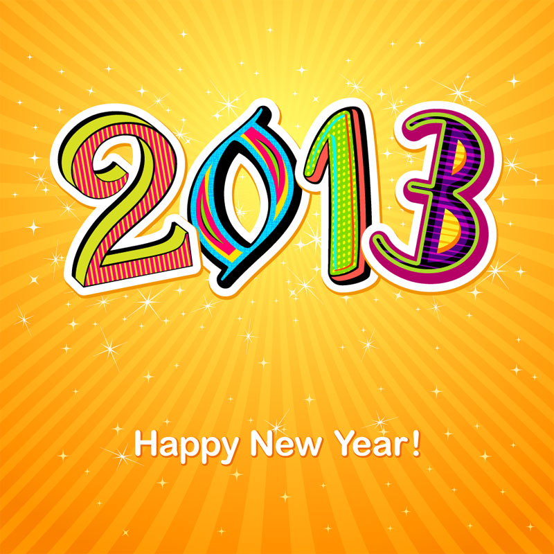 Vector New Year 2013 card-2 | Download Free Vectors
