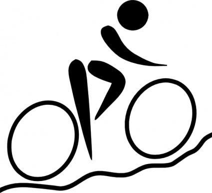 Olympic Sports Cycling Mountain Biking Pictogram clip art ...