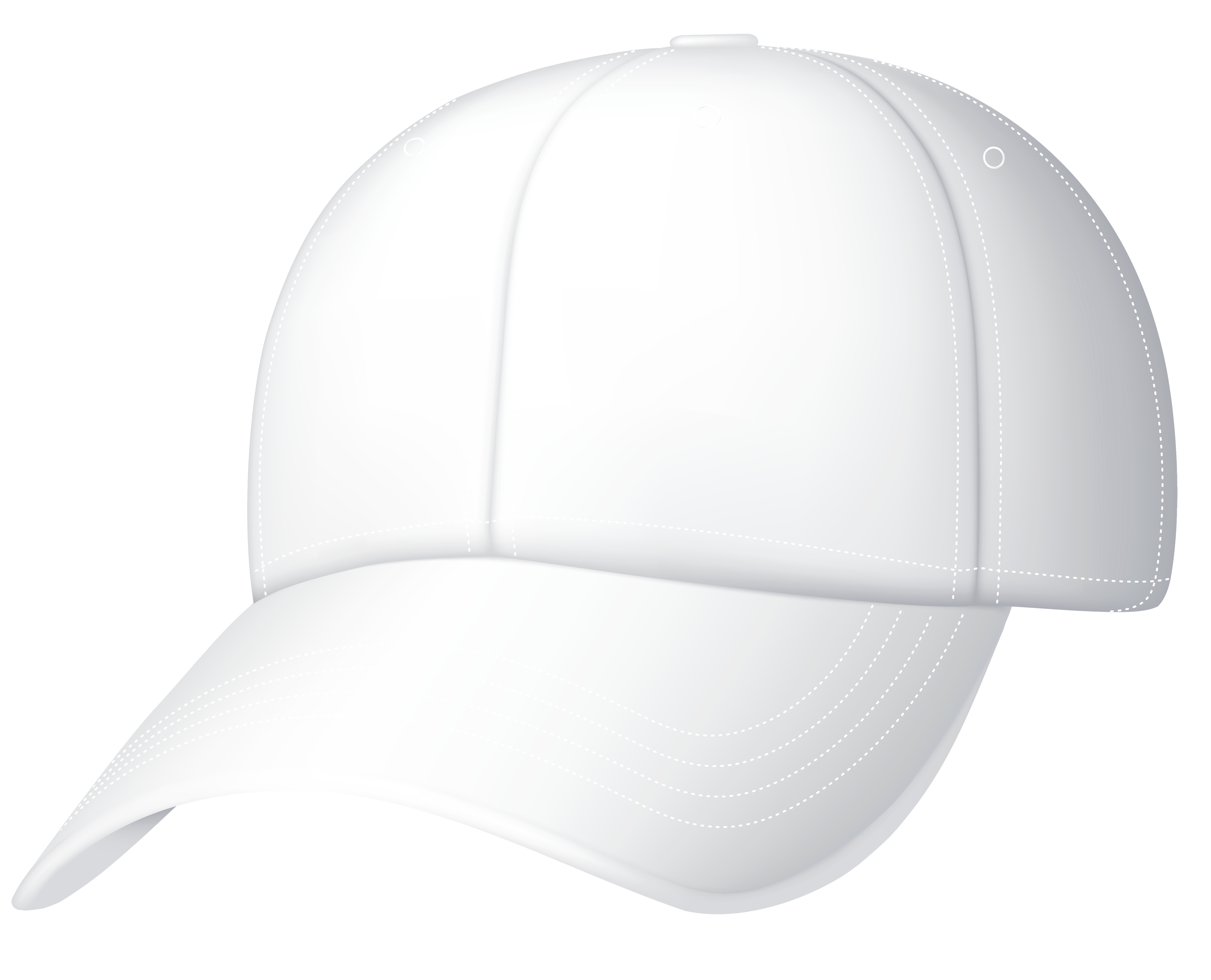 White Baseball Cap Clipart