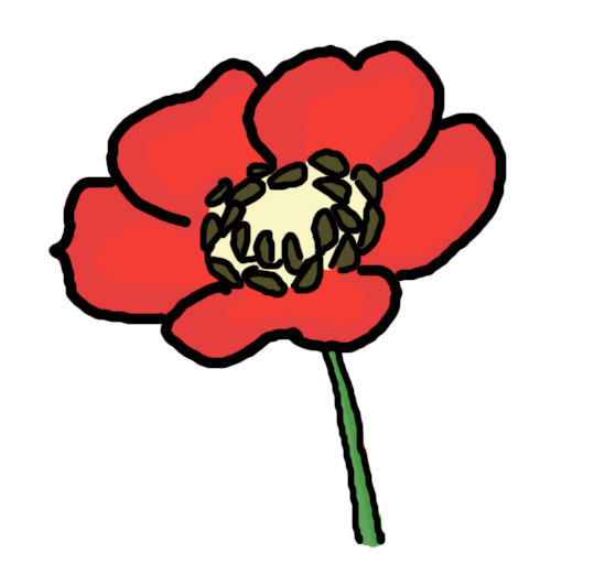 free clip art poppy flowers - photo #11