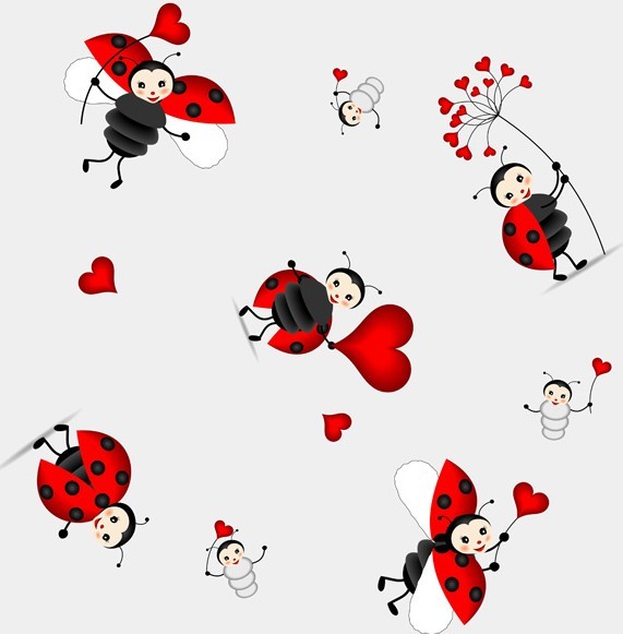 Set-Of-Cute-Cartoon-Insects- ...