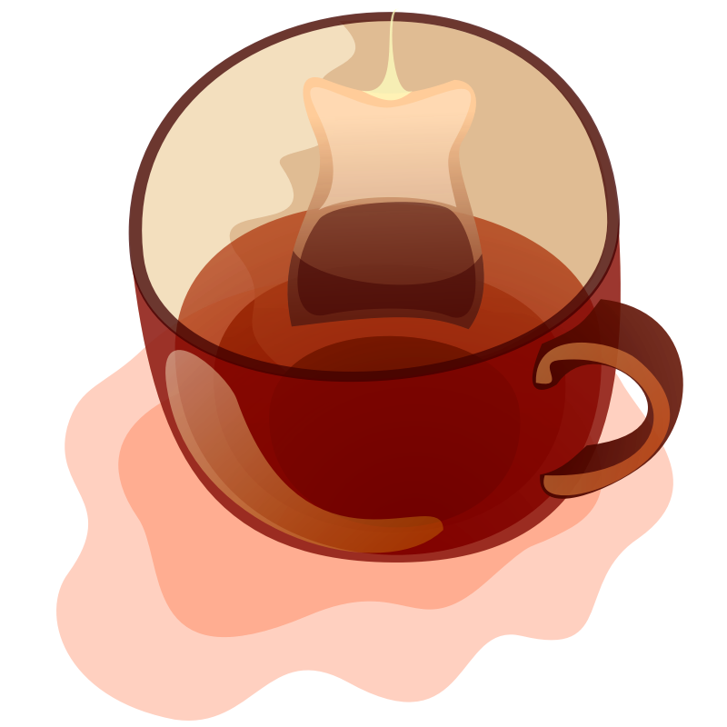 Clipart - mug of tea