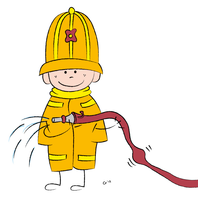 Fire Fighter Cartoon - Cliparts.co