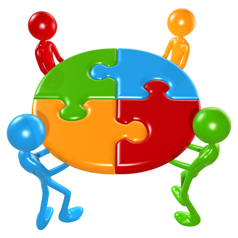 File:Working Together Teamwork Puzzle Concept.jpg - Wikimedia Commons