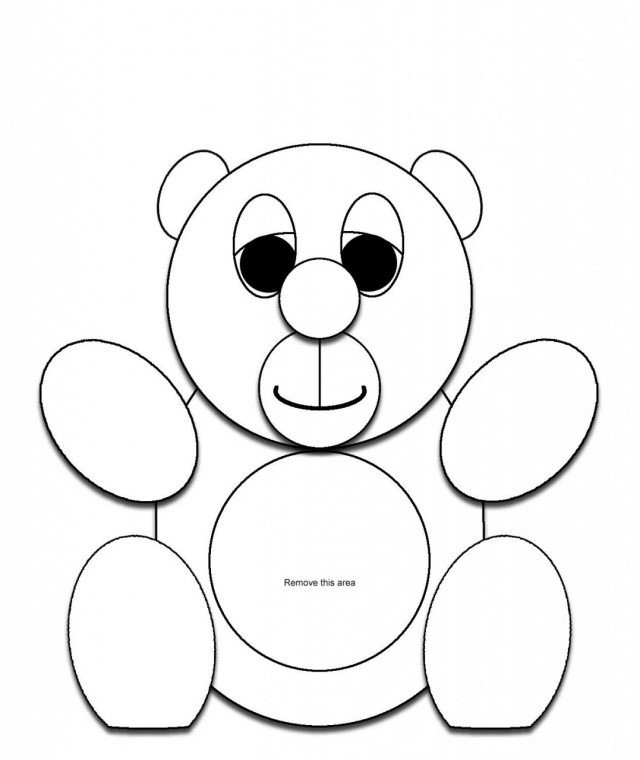 clipart teddy bear outline - photo #49
