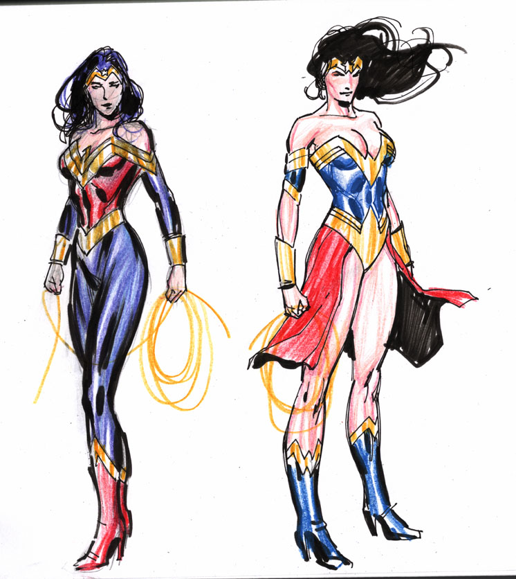 OLD: Wonder Woman Redesign by DanielHeard on deviantART