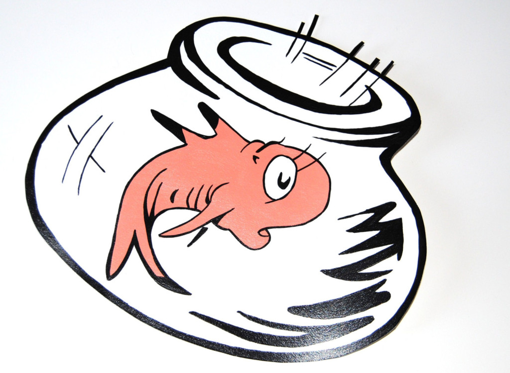Dr Seuss Fish Coloring Page
