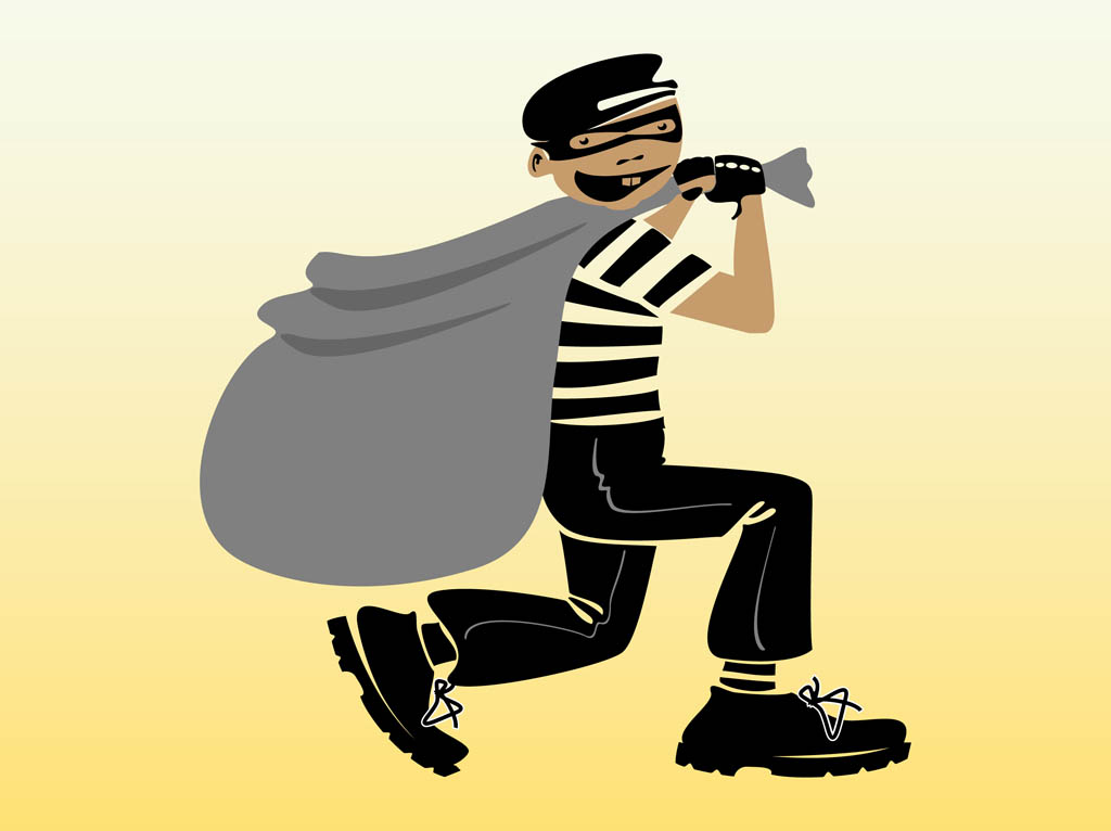 Bank Robber Cartoon - Cliparts.co