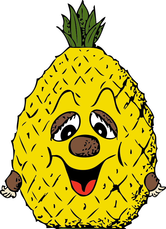 Pineapple head Clipart, vector clip art online, royalty free ...