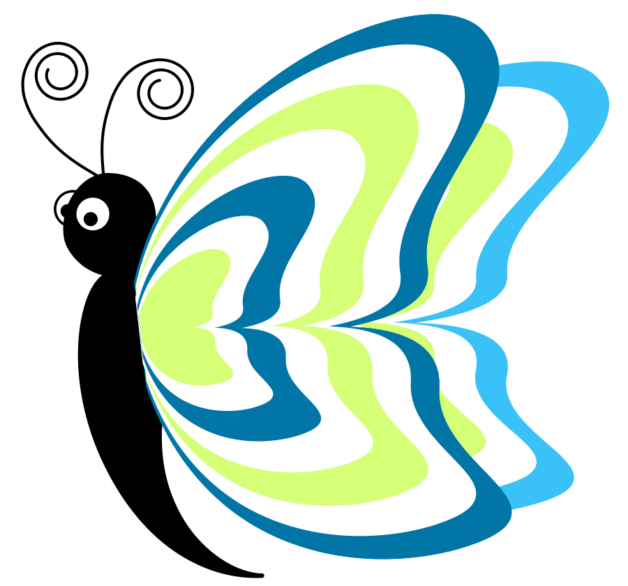 Free Images Of Cartoon Butterflies