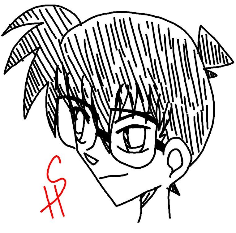 Conan Edogawa Sketch (Saijou_Himitsu) - Detective Conan Fan Art ...