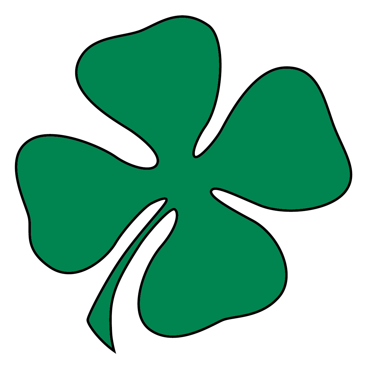 Images Of Four Leaf Clovers - ClipArt Best
