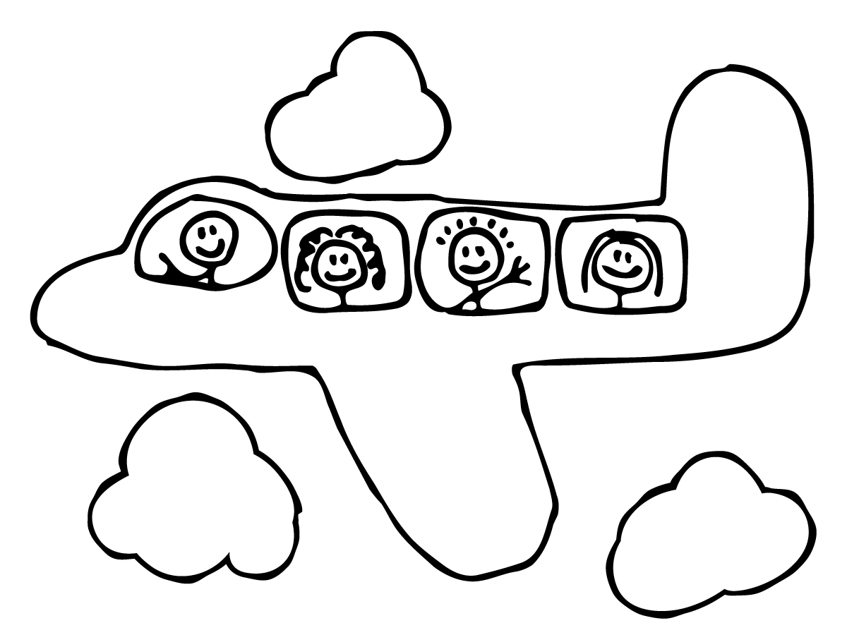 Free Printable Airplane Coloring Pages For Kids - ClipArt Best ...
