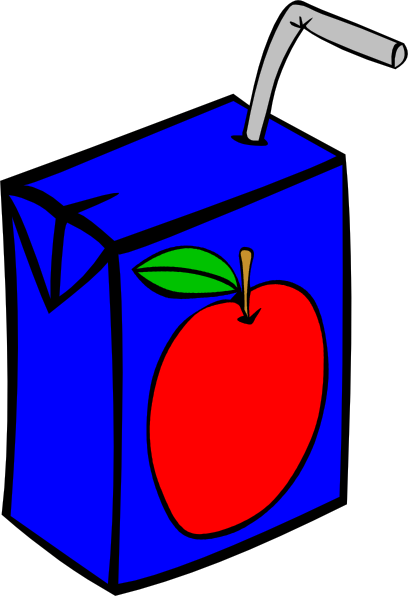 Apple Juice Box clip art - vector clip art online, royalty free ...
