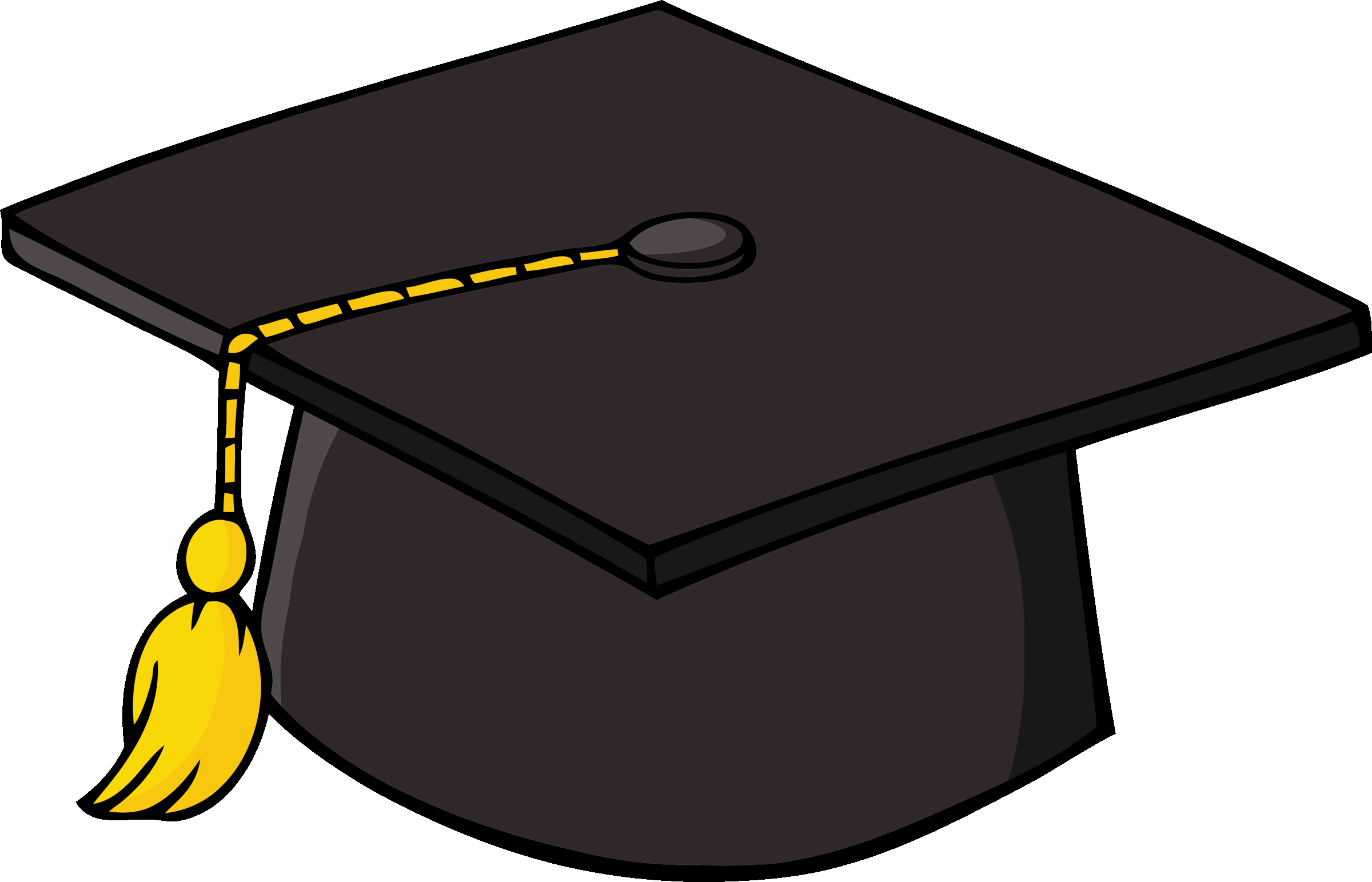 Images For > Graduation Cap And Diploma Clipart Black And White
