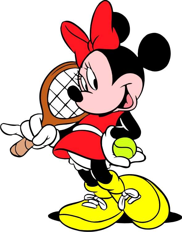 Disney Minnie MOuse Playing Tennis Pictures | Disney Cartoons ...