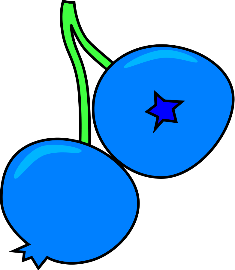 Blueberry Clipart, vector clip art online, royalty free design ...