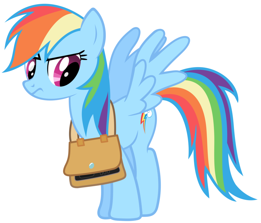 Rainbow Dash Vector - *sigh* Back To School... by Anxet on deviantART