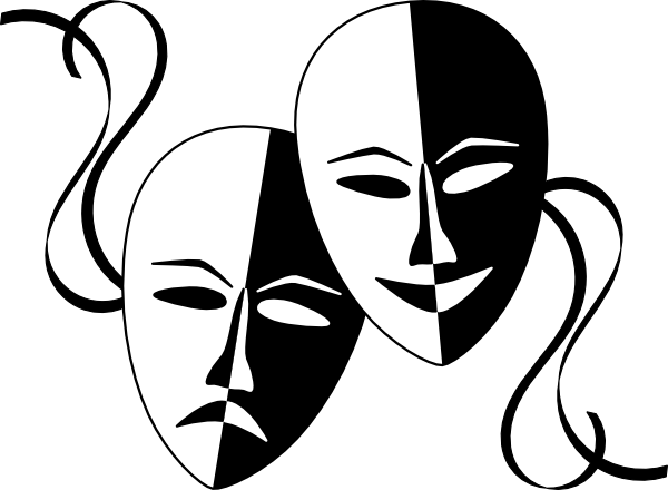 Theatre Masks Clip Art at Clker.com - vector clip art online ...