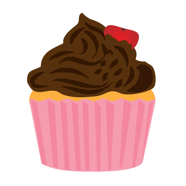 Cute Cupcake Pink Clipart Free Stock Photo - Public Domain Pictures