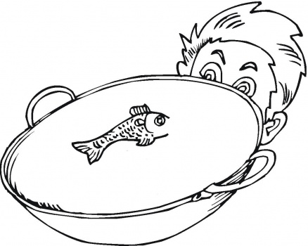 Fish Bowl Coloring Page - ClipArt Best