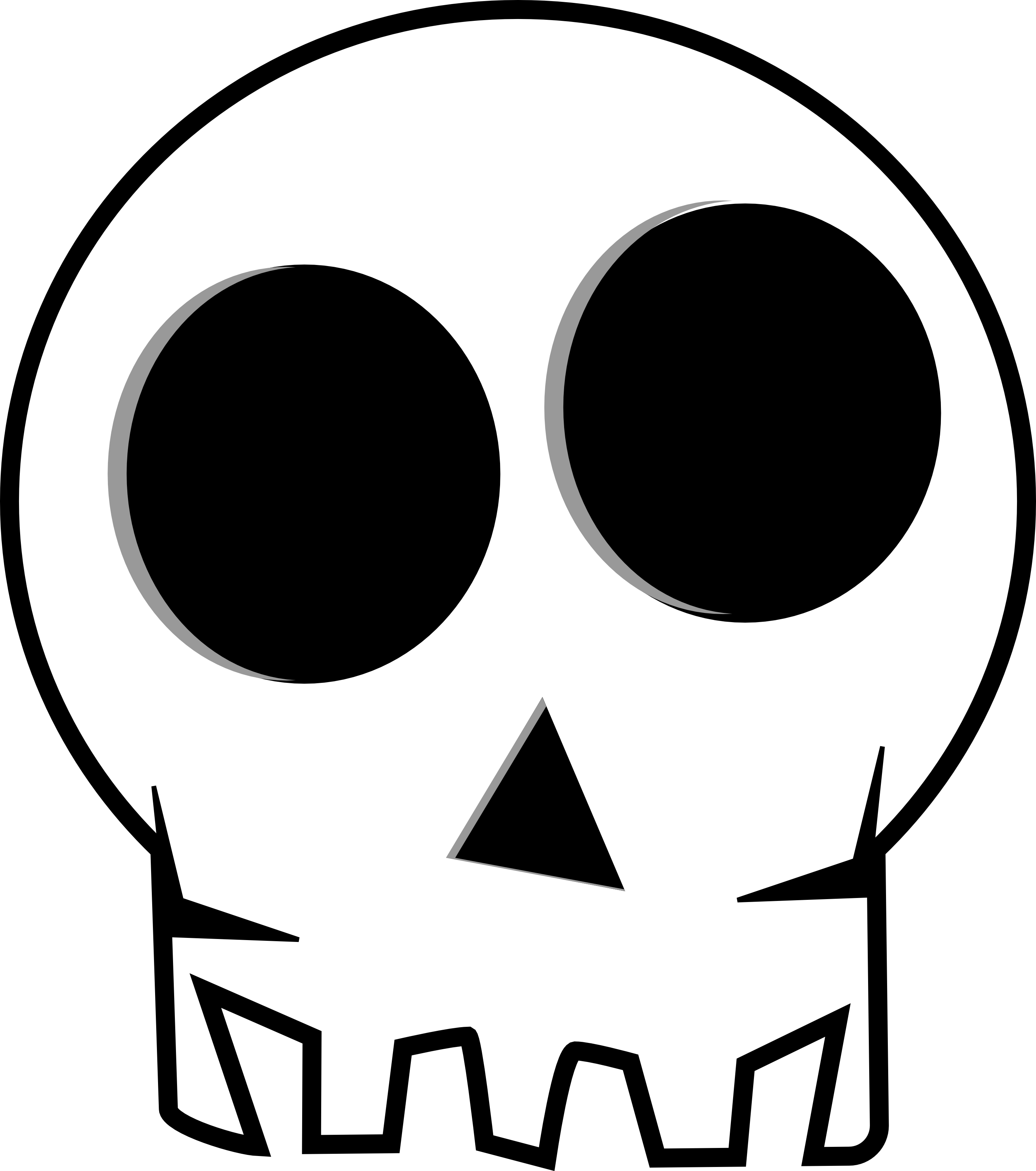 halloween skeleton head clipart | eventscollection.com