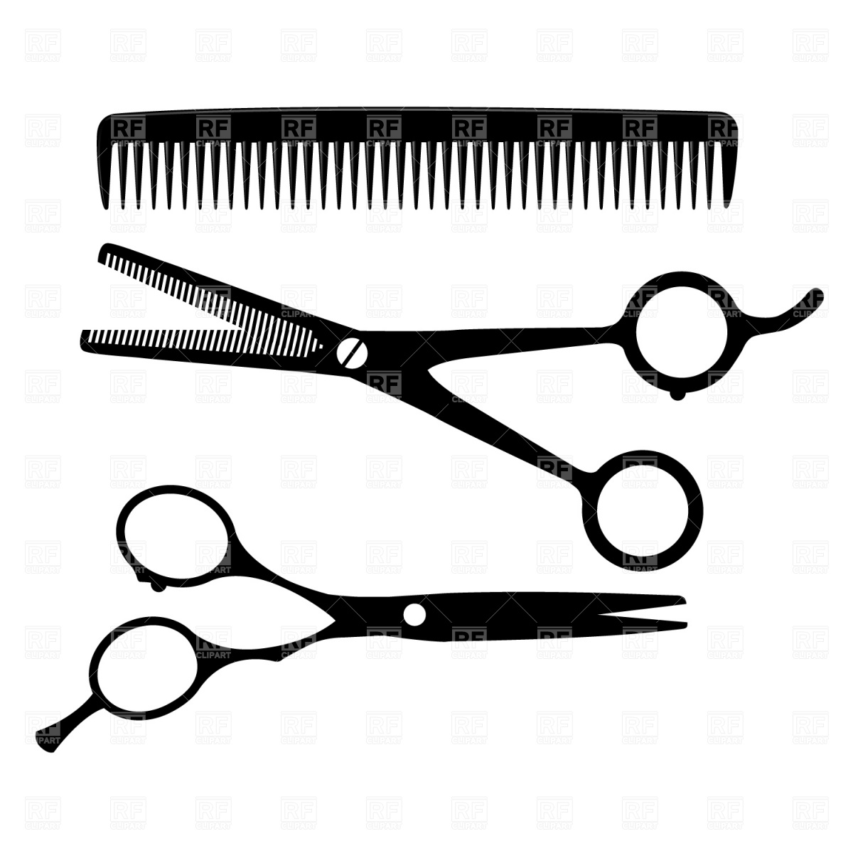 Salon Scissors Clip Art Images & Pictures - Becuo