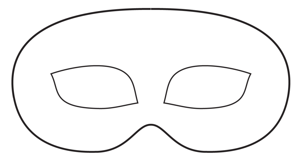 half face masquerade masks templates