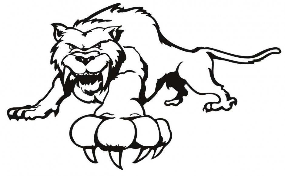 Coloring Pages A Saber Tooth Tiger Free Coloring Pages Free 93932 ...